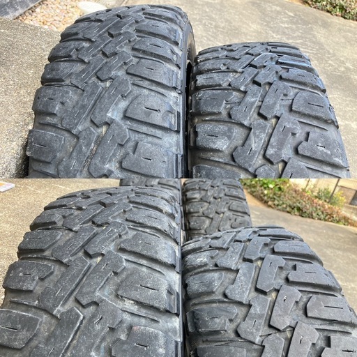 【商談中】ナンカン MUD STAR RADIAL M/T 165/65R14 & 鉄ホイール14インチ タイヤホイール4本セット 中古品