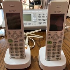 FAXつき電話　子機2台つきの画像