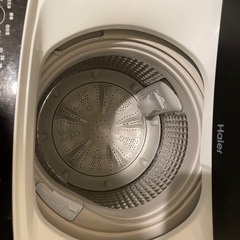 【美品】受け渡し者決定。洗濯機2021年購入 の画像