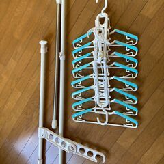 洗濯　突っ張り棒　ポール　ハンガーの画像