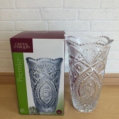 クリスタルダルク　花瓶(新品)の画像