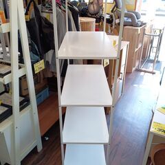 IKEA　4段オープンシェルフ　サイズ（約）幅79.5×奥38×高156.5　　■近隣配送無料 買取GO‼　栄和店の画像