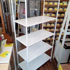 IKEA　4段オープンシェルフ　サイズ（約）幅79.5×奥38×高156.5　　■近隣配送無料 買取GO‼　栄和店の画像
