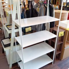 IKEA　4段オープンシェルフ　サイズ（約）幅79.5×奥38×高156.5　　■近隣配送無料 買取GO‼　栄和店の画像