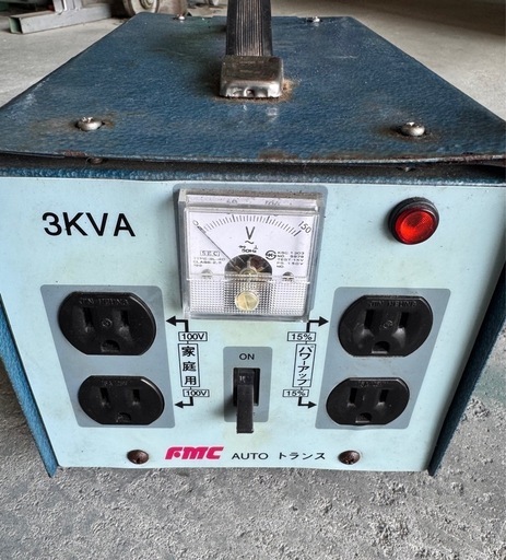 【動作確認済み】200v→100v 単巻変圧器F-30