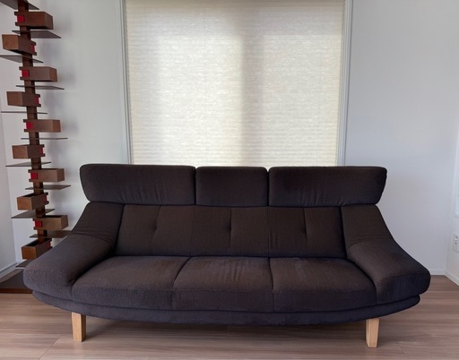 カリモク３人掛けソファ