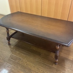 【府中市再生家具】No.231  洋風コーヒーテーブルの画像