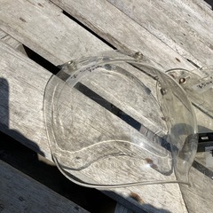 バイク ヘルメット バブルシールド １つ¥500の画像