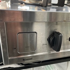 【ジモティー割】リンナイ 都市ガス用 Vamo.バーモ ガスコンロ（ID675）の画像