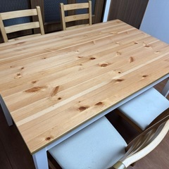 IKEA ダイニングテーブル セットの画像