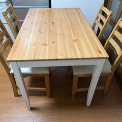 IKEA ダイニングテーブル セットの画像