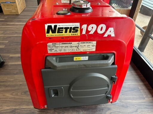 値下げしました！【中古】新ダイワ shindaiwa EGW190M-I ガソリンエンジン溶接機 ウェルダー 697h 溶接範囲DC30～DC190