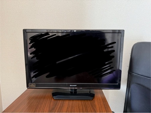 【明日まで】SHARP AQUOS　24V テレビ モニター