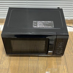IRIS OHYAMA ブラック単機能電子レンジ　2024年製　アイリスオーヤマの画像