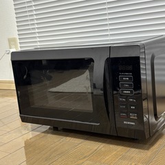 IRIS OHYAMA ブラック単機能電子レンジ　2024年製　アイリスオーヤマの画像