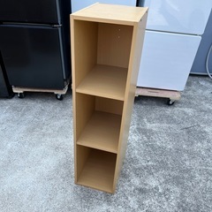 カラーボックス　収納棚　本棚　ベージュ