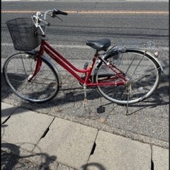 27寸変速自転車 赤
