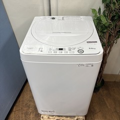 I712 🌈 大決算セール特別価格！ 2023年製の美品♪ SHARP 洗濯機 （5.5㎏） ⭐ 動作確認済 ⭐ クリーニング済の画像