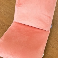 ピンク 座椅子　小さめ女性または子供用