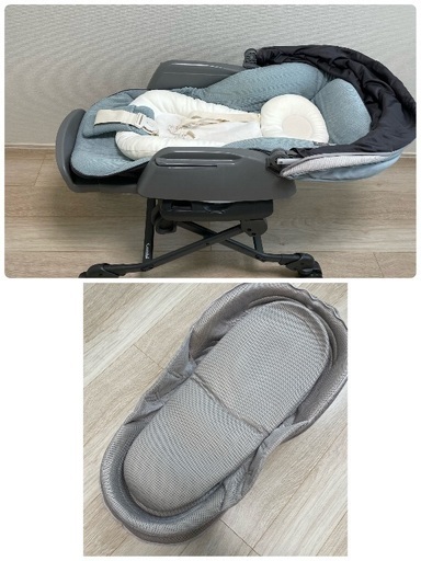 商談中【セット売り】電動バウンサー(combi)、ベッドインベッド(neomamaism)
