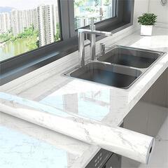 大理石シート 壁紙シール 厚手 リメイクシート 大理石調 40c...