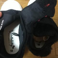 ハローキティ　ボアスニーカー　18センチの画像