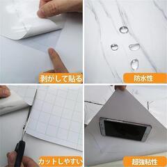 大理石シート 壁紙シール 厚手 リメイクシート 大理石調 40cm×10mの画像