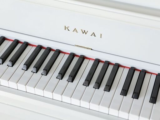 現物確認・試弾大歓迎！カワイ（KAWAI）KL603　小型・猫脚・ホワイト　インテリアピアノ