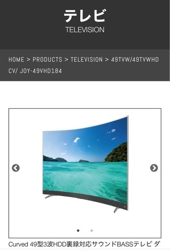 Joy-49 テレビ