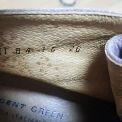 スウェード素材ハーフブーツ　グレー色　サイズ26.0㎝　ワイズ（巾）2.5E～3E　ちょっと細めです。　made in ITALYの画像