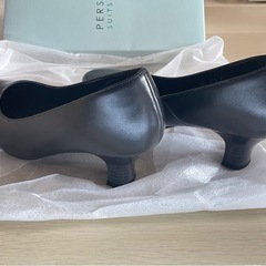 パンプス 本革 リクルート 就活 24.5cmの画像