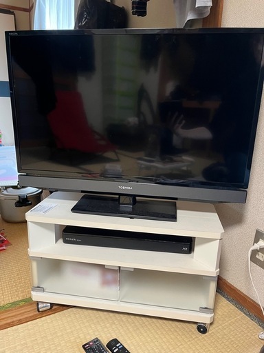 【新生活応援テレビ、ブルーレイ、テレビ台セット】