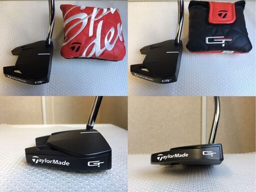 【プロ支給品・美品・良品】　TaylorMade/テーラーメイド　SPIDER GT BLACK SB/スパイダー GT ブラック シングルベント パター　スチール
