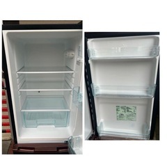 アイリスオーヤマ/2021年製】 ノンフロン冷凍冷蔵庫 ブラウン