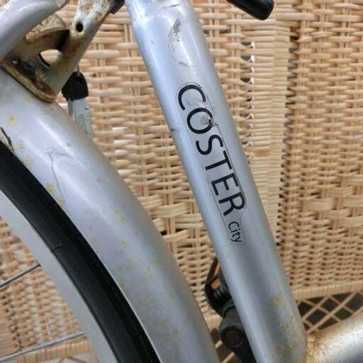 シティサイクル 27インチ シルバー系 自転車 切り替え無し 格安 GC6I07404 札幌 西野店