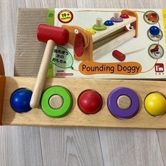 ベビー　おもちゃ　木製玩具　ハンマー