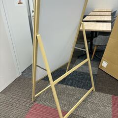 【中古品】看板 立て看板 スタンド看板 A型看板 店舗用看板 A看板 屋外看板 木目タイプ サイズ:B1 片面 ポスター入れ替え式 W774mmxH1430mm WB1-S-2の画像