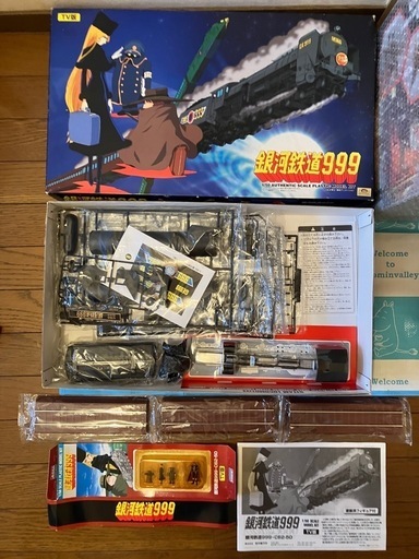 銀河鉄道999 1/50AUTHENTIC SCALE TV版プラモ　上級者向　箱イタミ　有井製作所