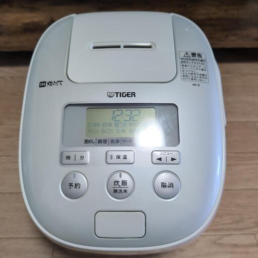 タイガー 炊飯器 5.5合 IH ホワイト 炊きたて JPE-B100W
