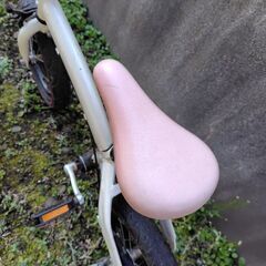【お取引先決定、オンライン決済待ちです】中古　子供用自転車　ホワイトの画像