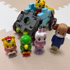 ベネッセ しまじろう パズルブロック　レールセットの画像