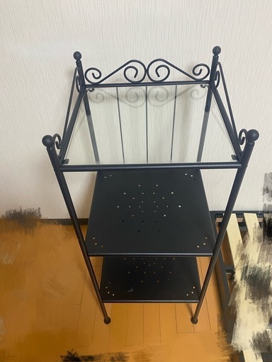 [IKEA]ガラス棚シェイフ