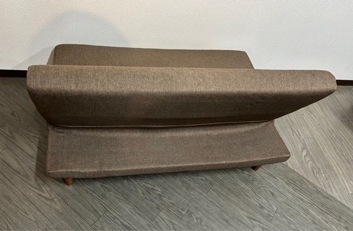 【美品！】 ソファベッド ブラウン