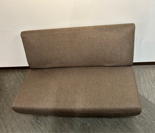 【美品！】 ソファベッド ブラウン