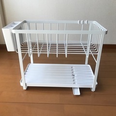tower 水切りワイヤーバスケット2段の画像