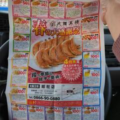 かなりオトクなチラシ　餃子の王将　八剣伝ほか