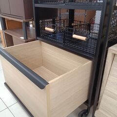★ジモティ割あり★ IKEA ラアック ブラック H101×D45.5×W61 クリーニング済み HJ6102の画像