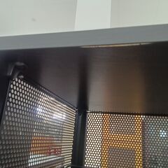 ★ジモティ割あり★ IKEA ラアック ブラック H101×D45.5×W61 クリーニング済み HJ6102の画像