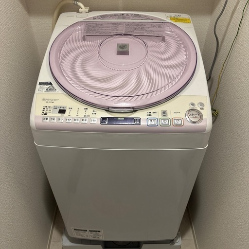 【☆取りに来ていただける方限定】SHARP 洗濯機7.0kg　取扱説明書付き