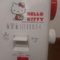 💕【お取引完了】【本日迄即決　5,000円‼️】ジャガー　ハローキティ   電動ミシン💕の画像